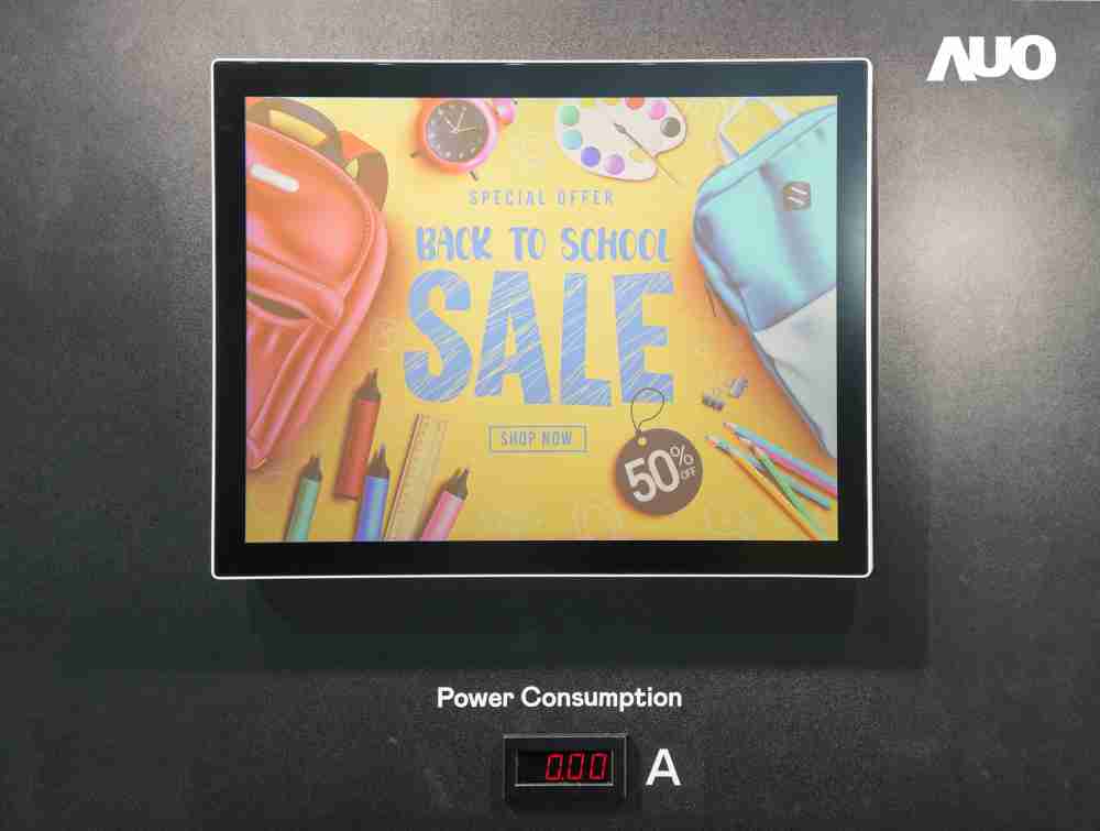 菠菜论坛展示胆固醇液晶超低耗能户外全彩显示器，，ChLC（胆固醇液晶）以双稳态技术使静态显示零功耗，，，，具省电、、高彩度、、环保的特性，，，还整合软硬件系统解决方案，，可透过单一云端平台管理